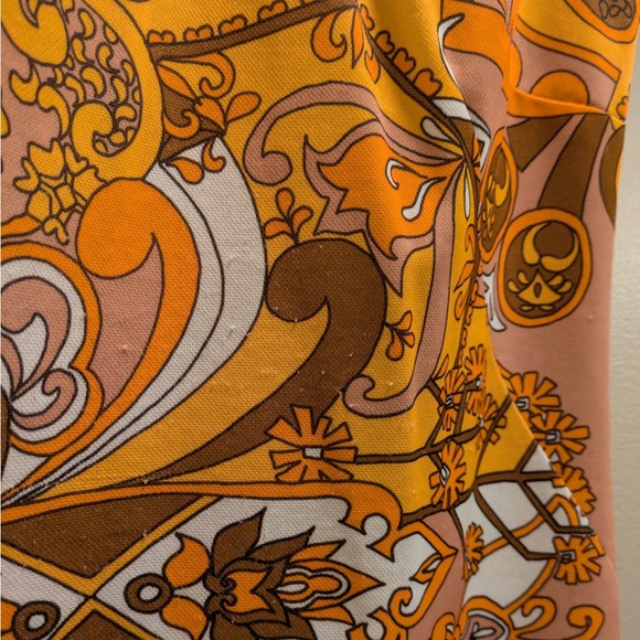 Vintage 1960s Paisley Print Dress - Picture 5 of 7